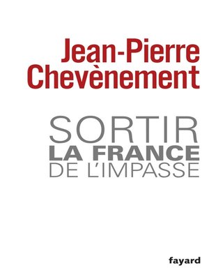 cover image of Sortir la France de l'impasse